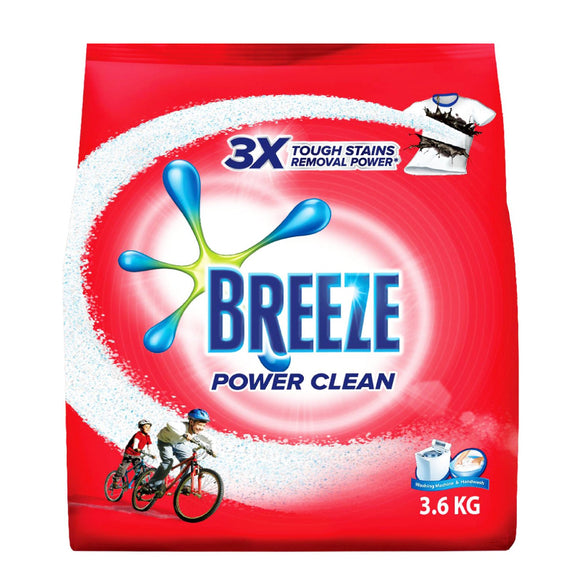 BREEZE POWER CLEAN POWDER 3.6 KG