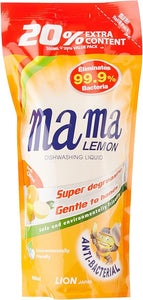 MAMA LEMON DISHWAHS LIQUID 600ML - FRESH CITRUS