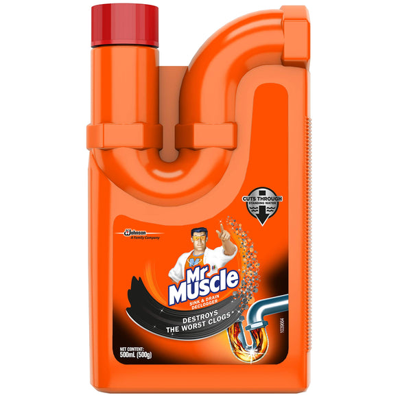 MR MUSCLE DRAIN DECLOGGER 500ML