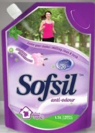 SOFSIL FABRIC SOFTENER REFILL 1.6 (ANTI-ODOUR)