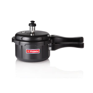 PREMIER ALUMINIUM TRENDY BLACK CUCINA PRESSURE COOKER-IINDUCTION BOTTOM-1.5LTR