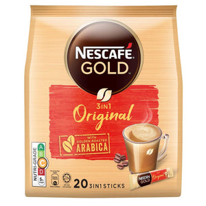 NESCAFE GOLD FLAT WHITE 3 IN 1 COFFEE 15X20GM