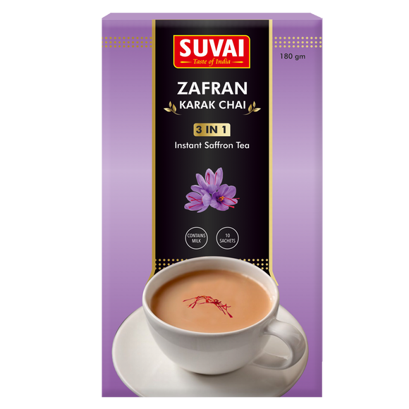 SUVAI ZAFRAN KARAK CHAI 3 IN 1 180GM