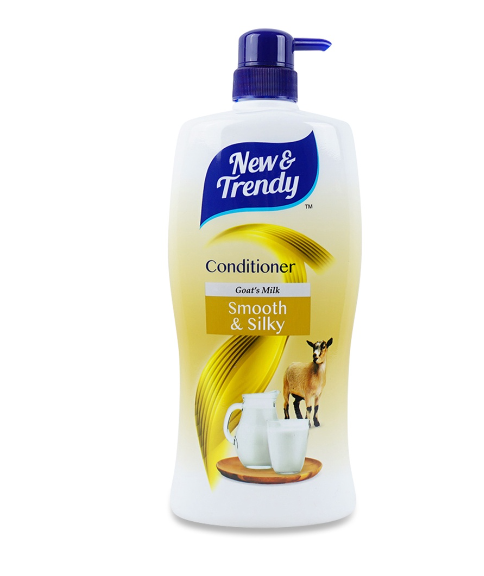 NEW & TRENDY CONDITIONER GOAT/MILK 950ML (SMOOTH & SILKY)