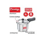 PRESTIGE ALUMINIUM SVACHH PRESSURE COOKER 3LTR (10725)