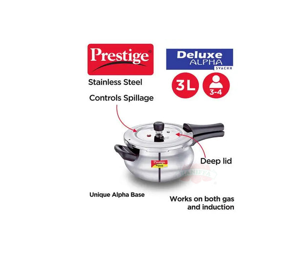 PRESTIGE DELUXE ALPHA SVACHH MINI HANDI 3LTR (20267)