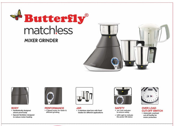 BUTTERFLY MATCHLESS BLENDER 750W