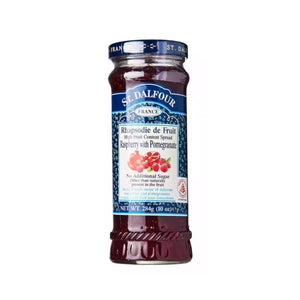 ST. DALFOUR FRUIT SPREAD - RASPBERRY & POMEGRANATE 284G